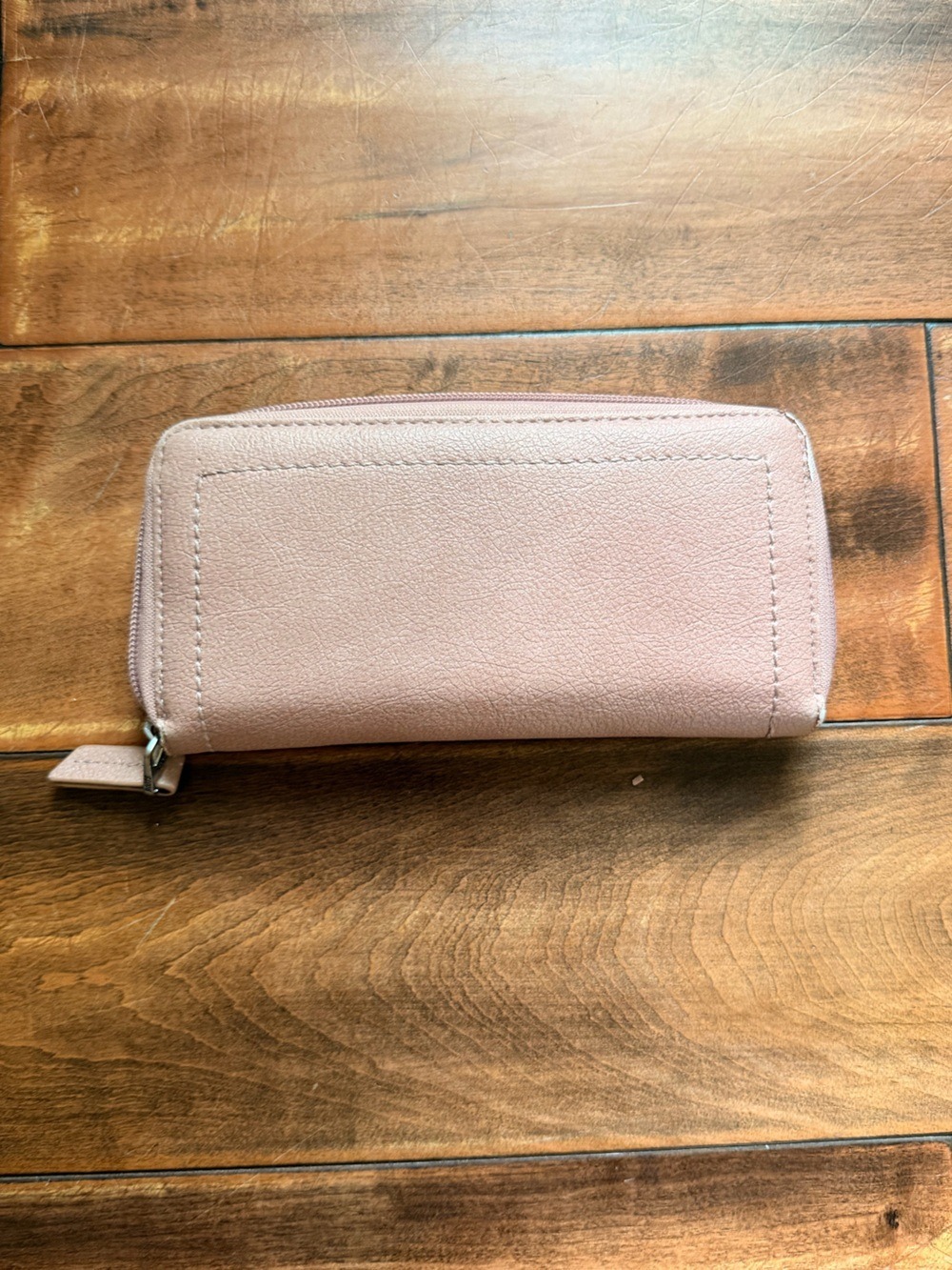 Roots Blush Pink Zip Around Continental Wallet - Picture 5 of 10